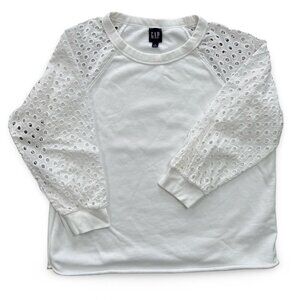 Gap Sweatshirt White Women’s Small‎